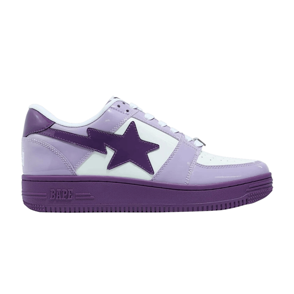 bape purple shoes