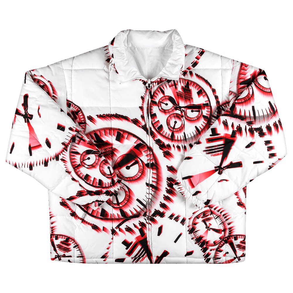 Buy Supreme Watches Reversible Puffy Jacket 'White' - FW20J30