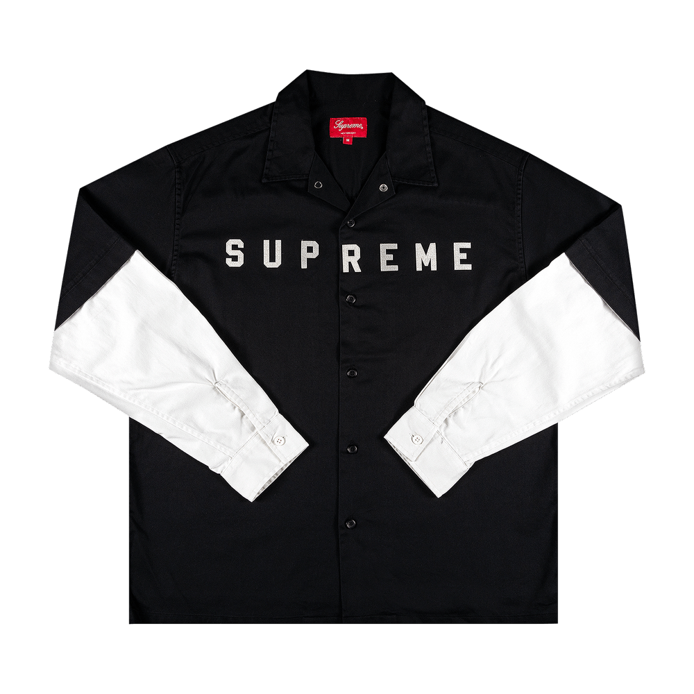 Buy Supreme 2-Tone Work Shirt 'Black' - FW20S7 BLACK | GOAT