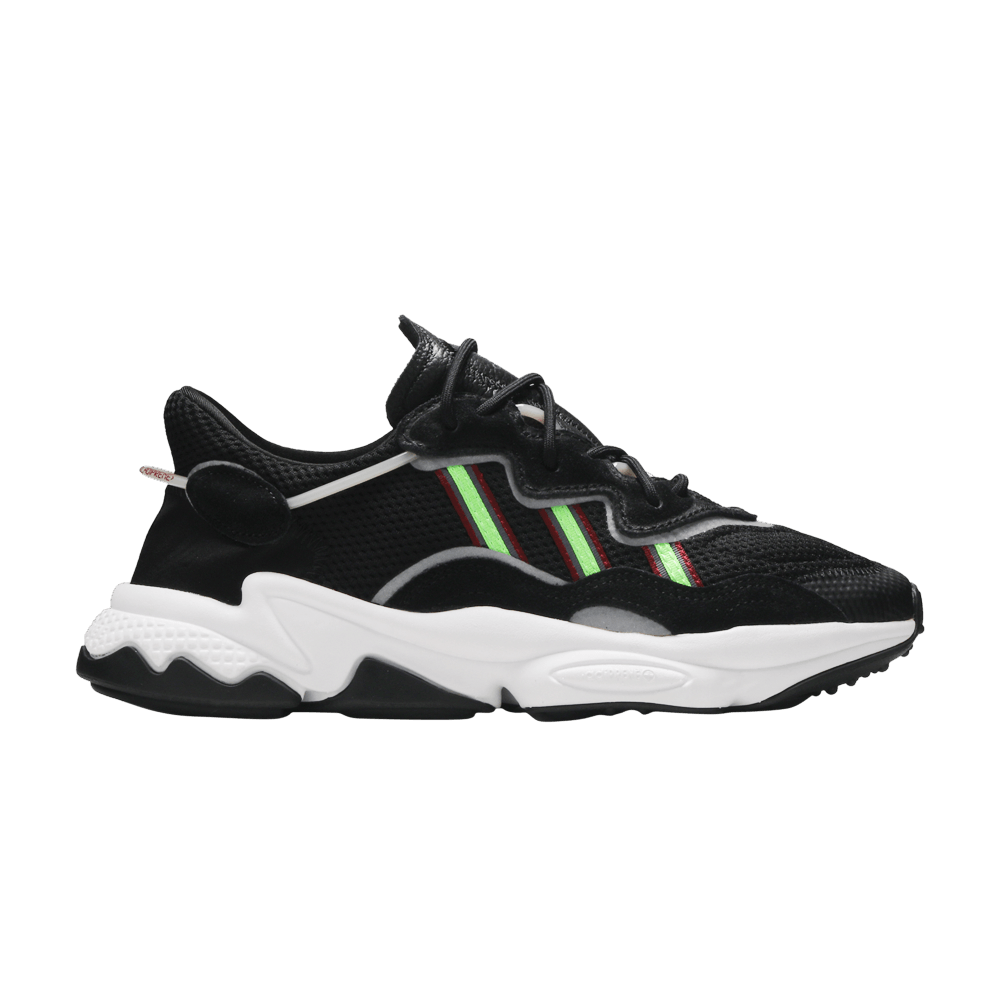 Adidas originals ozweego trainers in solar green deals