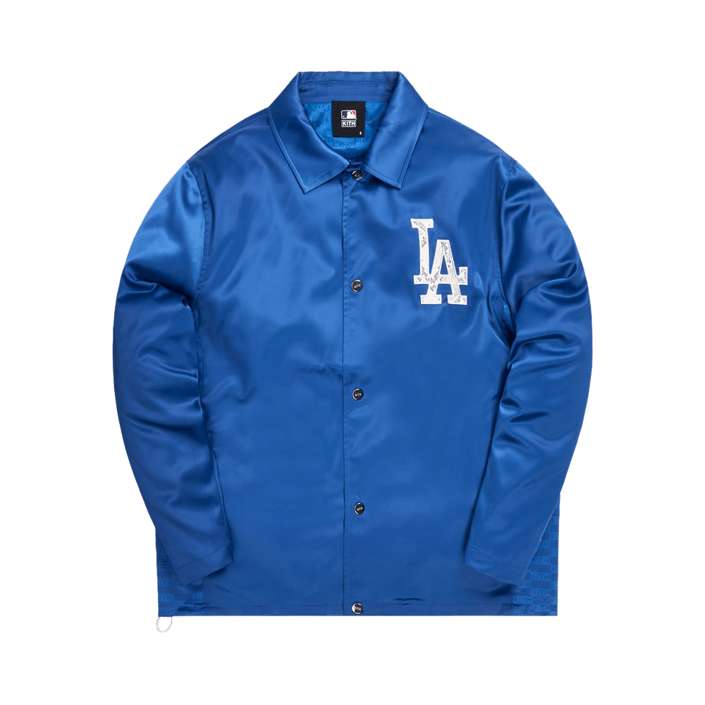 Buy Kith For Major League Baseball Los Angeles Dodgers Coaches Jacket Royal Blue KH1224 109 GOAT CA