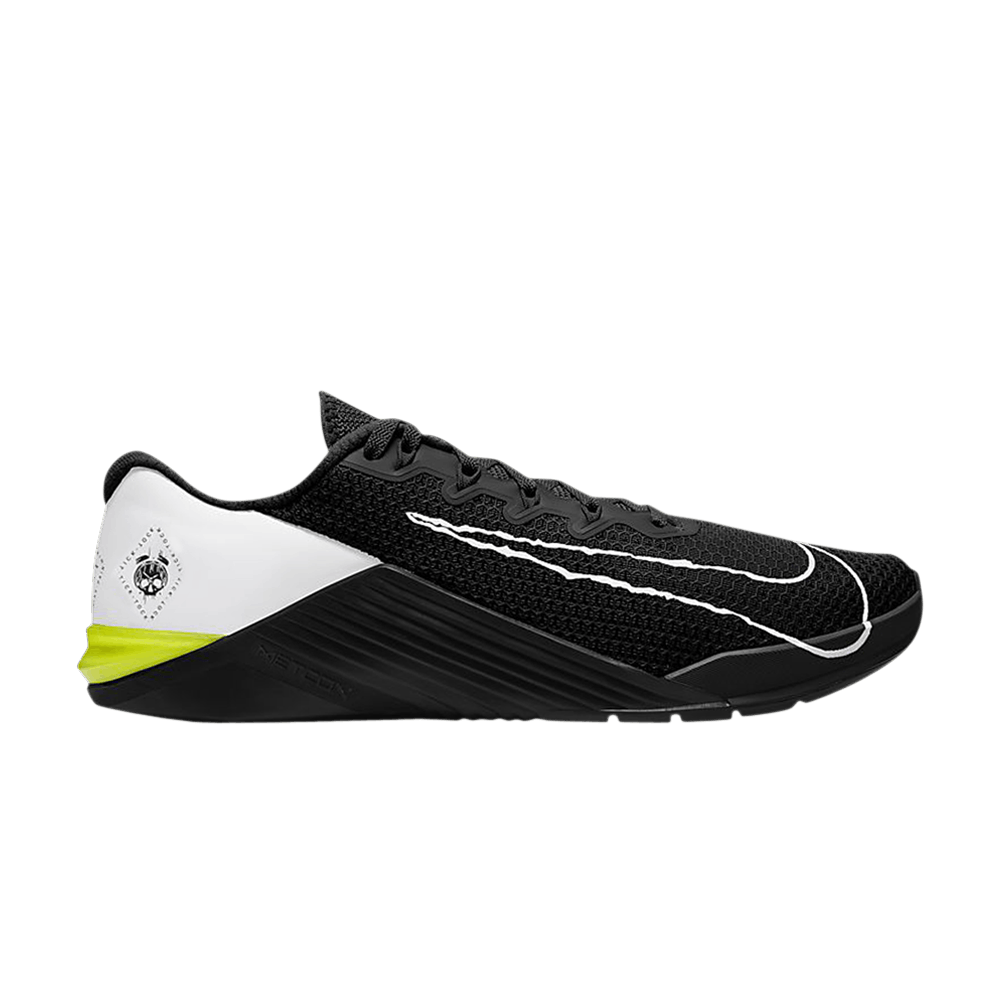 Nike metcon 5 black white volt clearance