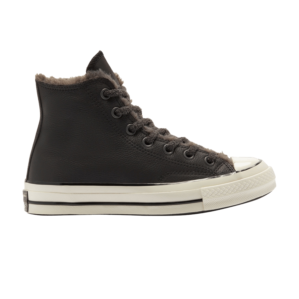 Converse Wmns Chuck 70 High 'cozy Club - Almost Black'