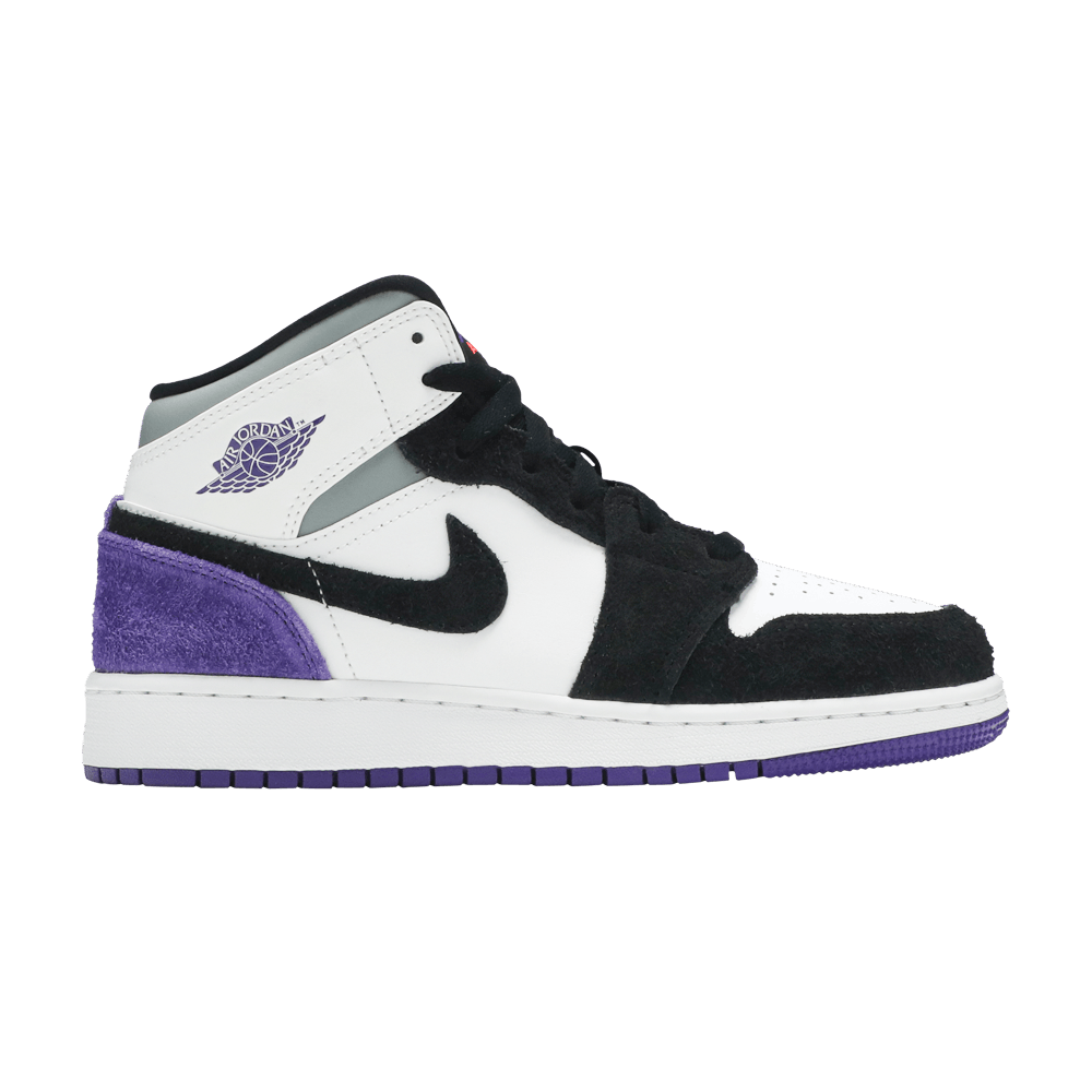 jordan 1 mid purple black