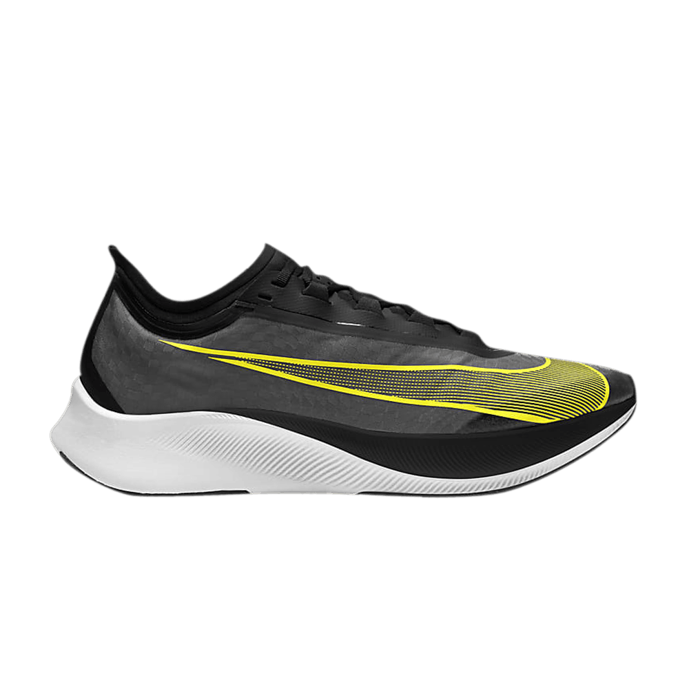 Size 10.0 Zoom Fly 3 Black Opti Yellow