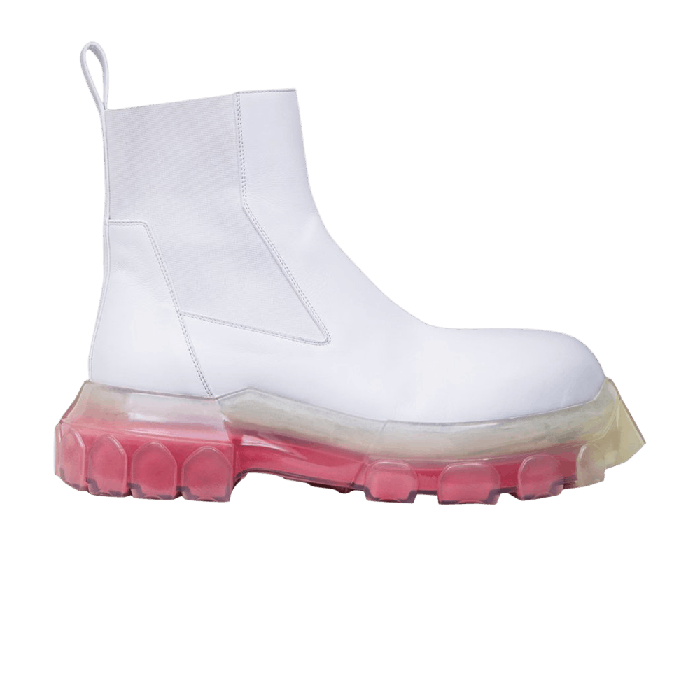 Buy Rick Owens Mega Bozo Tractor Beetle 'Chalk White Red Clear 