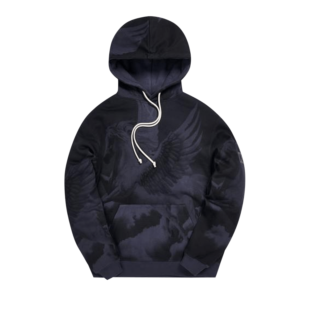 Kith classic logo store williams ii hoodie black