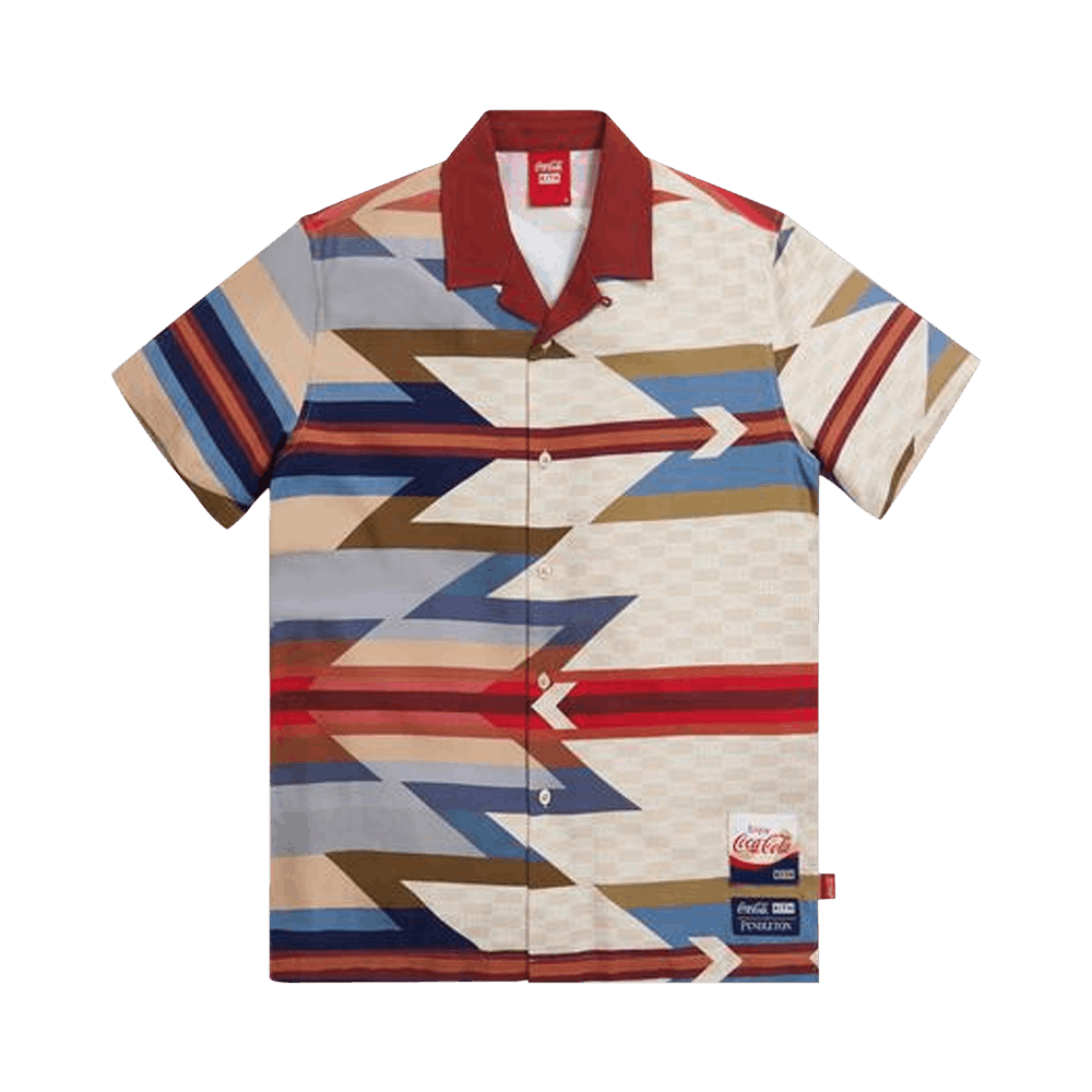 Kith x Coca-Cola x Pendleton Camp Collar Shirt 'Maroon/Multi' | GOAT