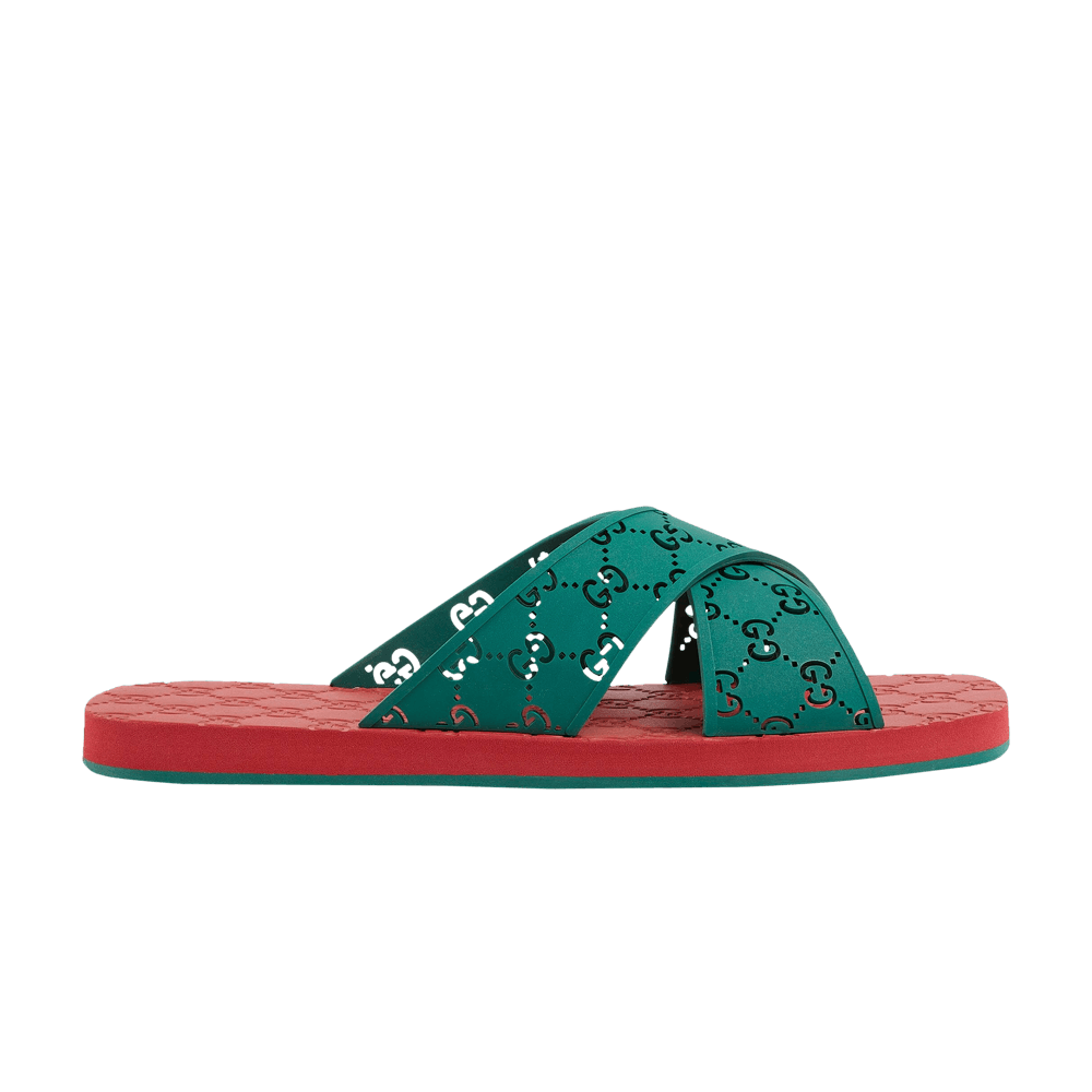 Gucci lime green sandals store