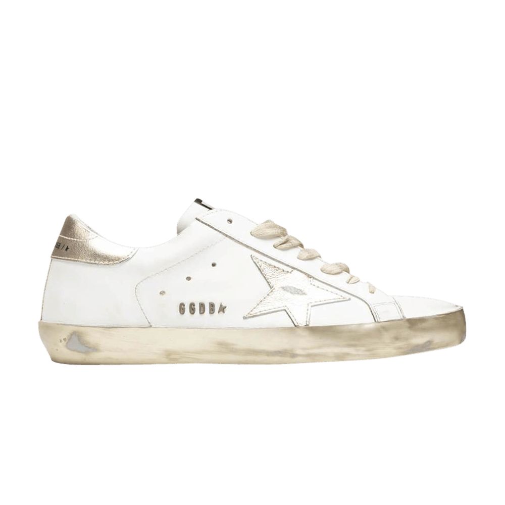★Golden goose★SUPER STAR★GWF00101 F000316 10272 Women's Super-Star sneakers with gold foxing | Golden Goose
