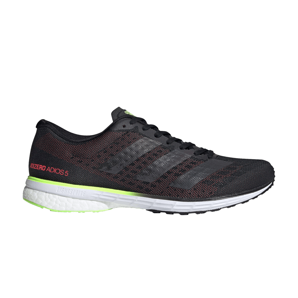 Adidas Adizero Adios 5 Mens Shoes Black/Signal Green size 11 adidas adizero Adios 5 for Sale | Authenticity Guaranteed | eBay main image 3