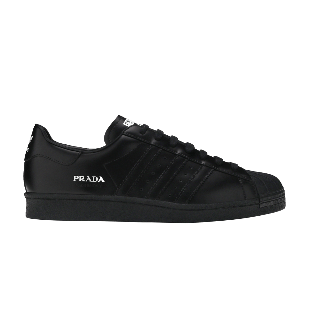 Adidas superstar prada black deals