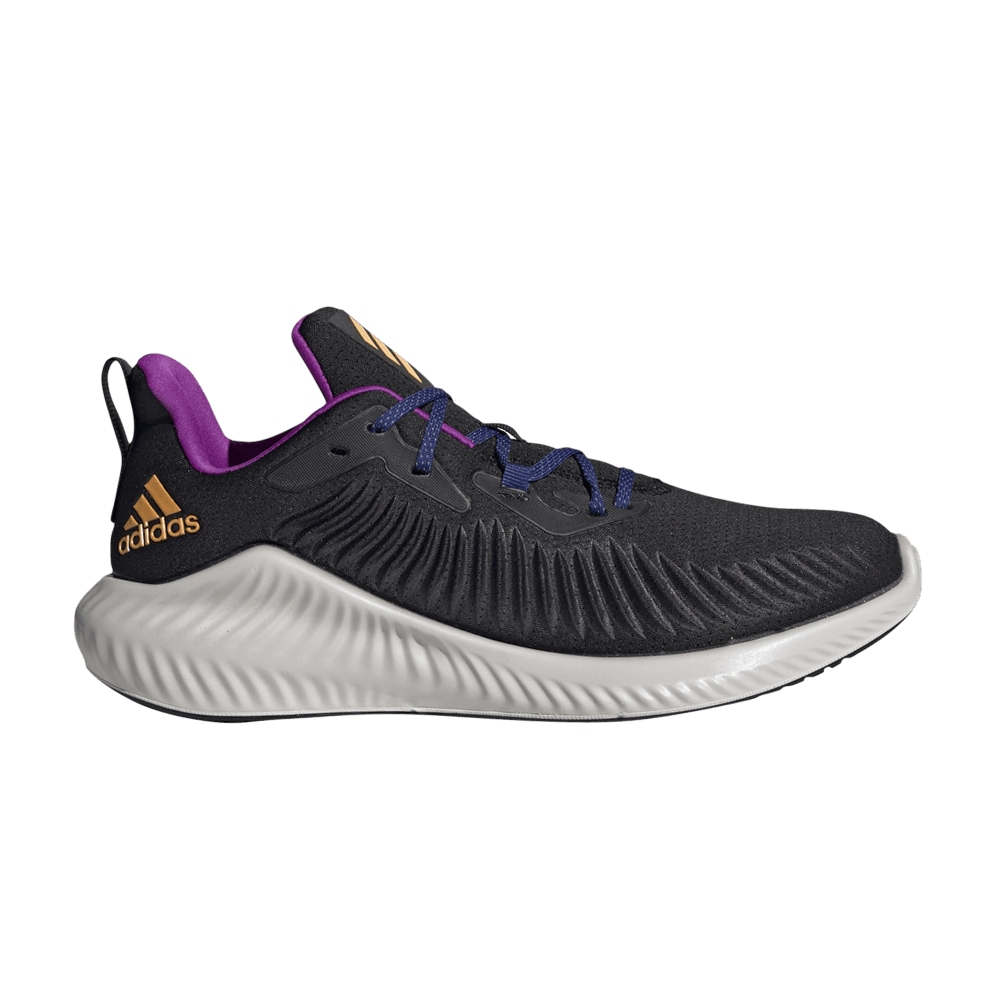 Adidas alphabounce black gold online