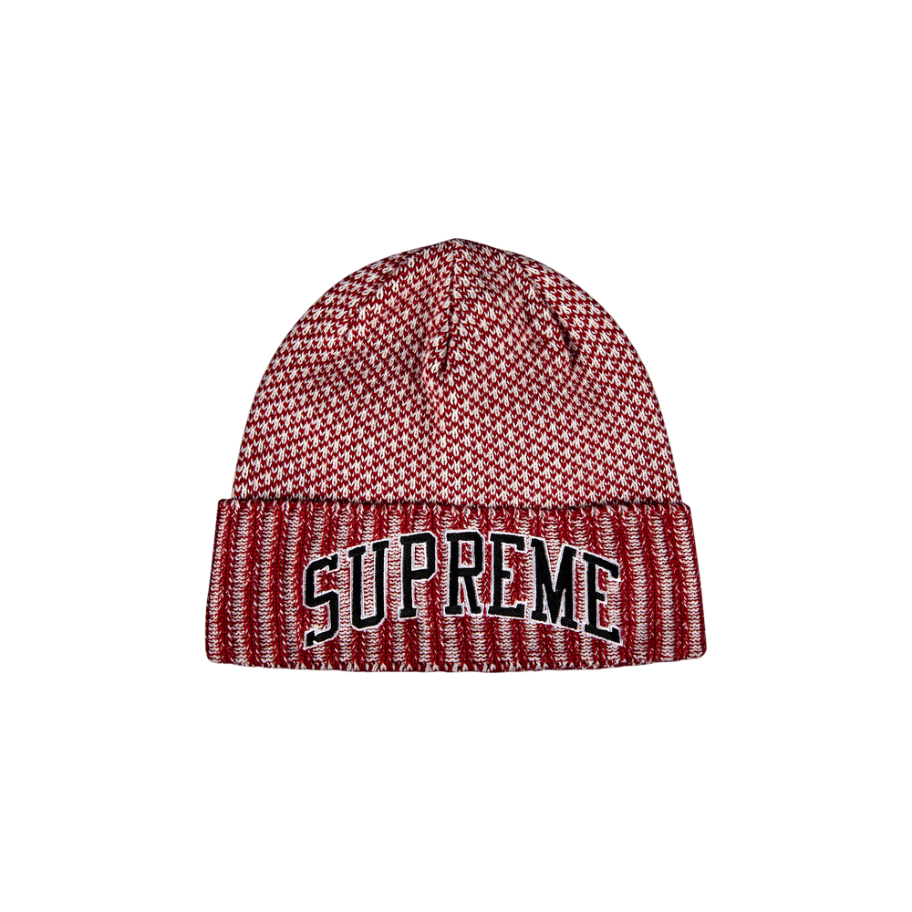 Supreme Fair Isle Beanie 'Red' | GOAT