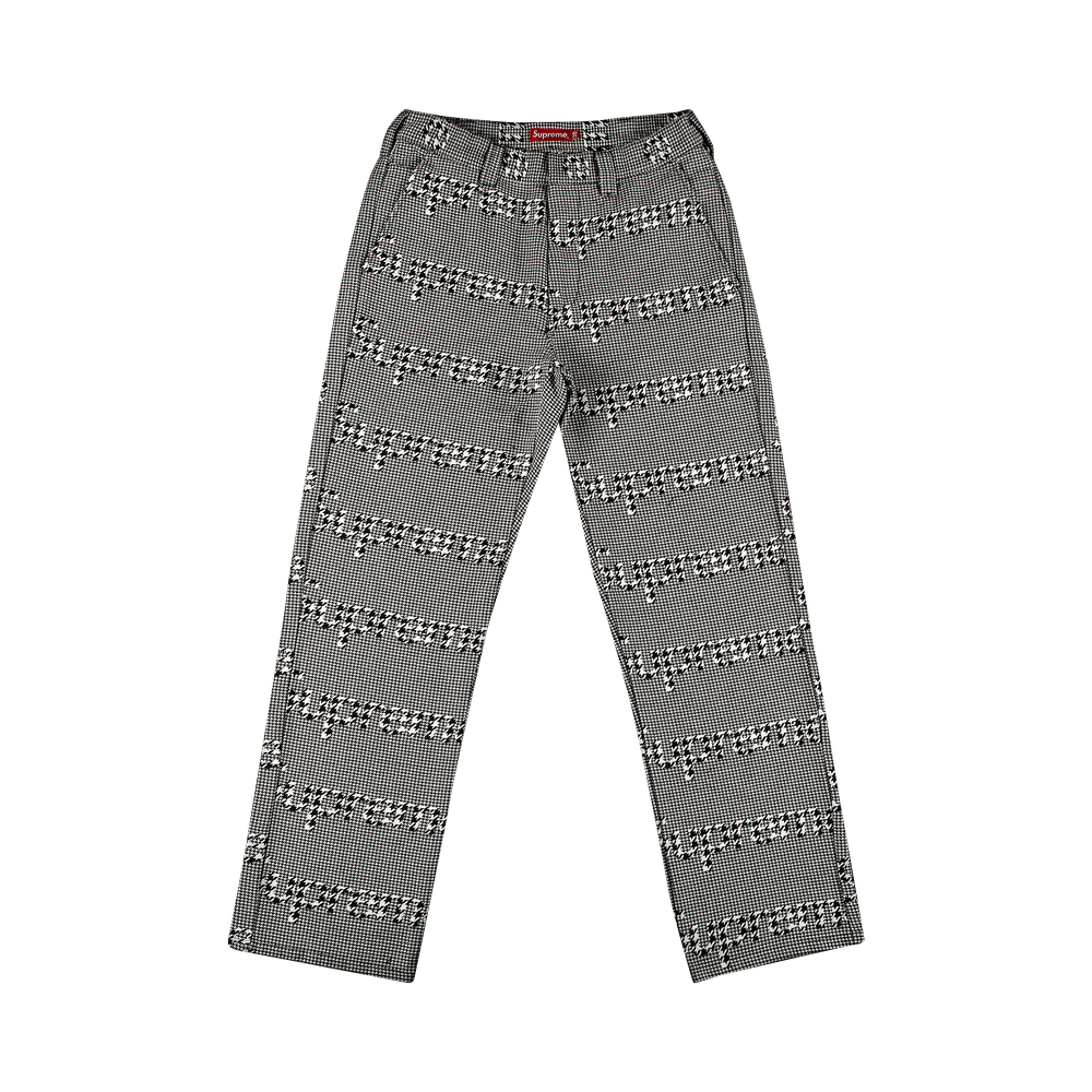 Supreme Work Pant 'Brown Houndstooth' | GOAT