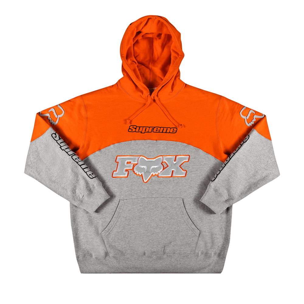 Buy Supreme x Fox Racing Hooded Sweatshirt 'Grey' - FW20SW8 