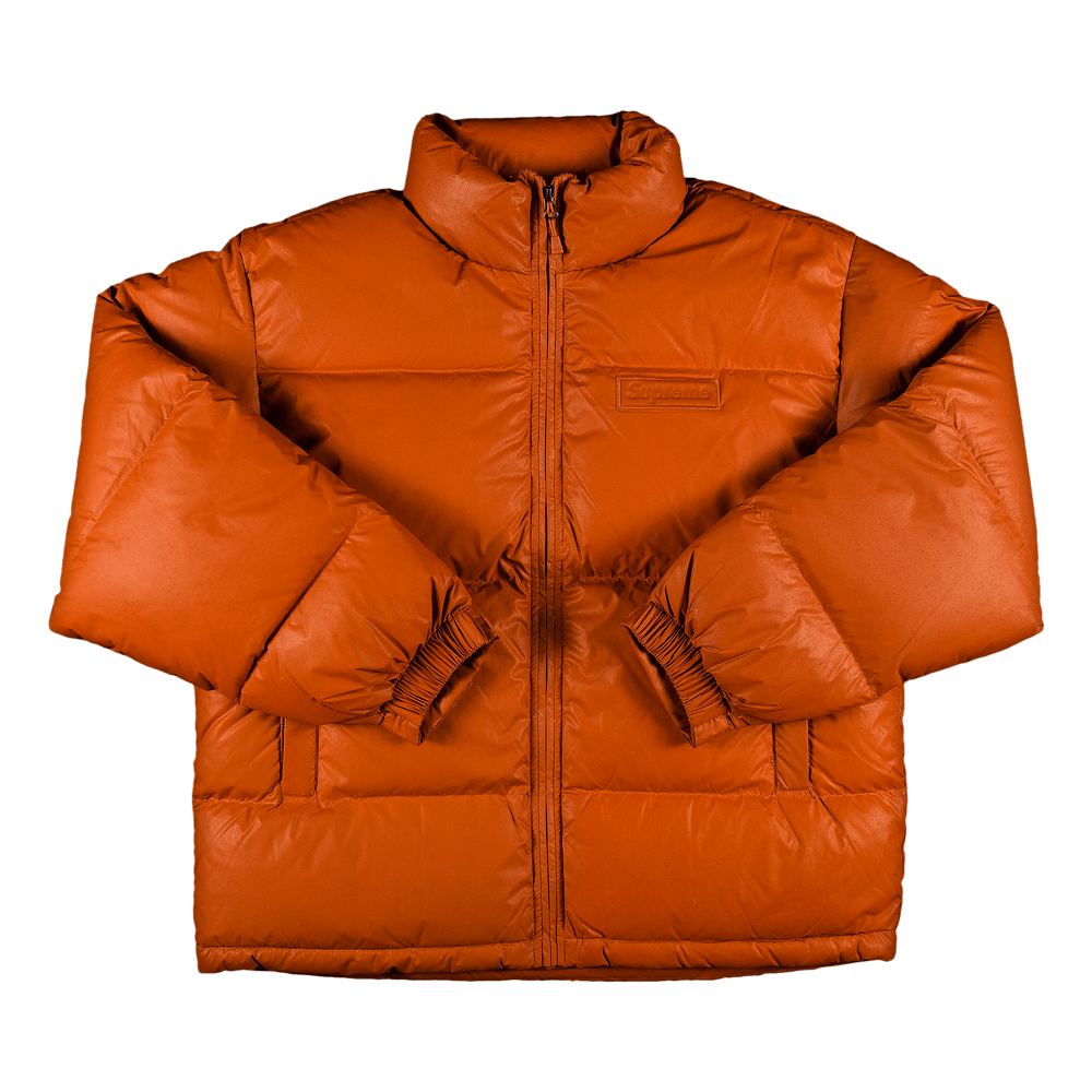 Buy Supreme Reflective Speckled Down Jacket 'Orange' - FW20J69