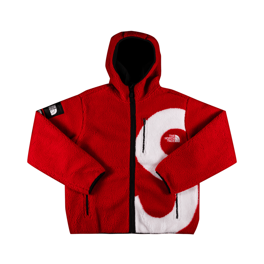 Buy Supreme x The North Face S Logo Hooded Fleece Jacket 'Red 