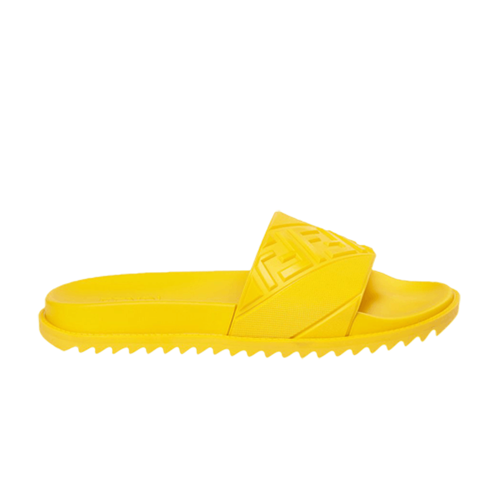 Yellow fendi online slides