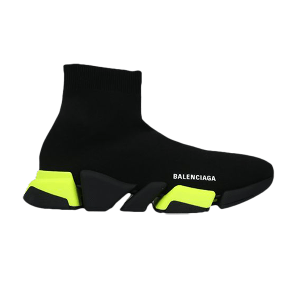 Balenciaga Speed 2.0 Sneaker 'Black Fluo Yellow'