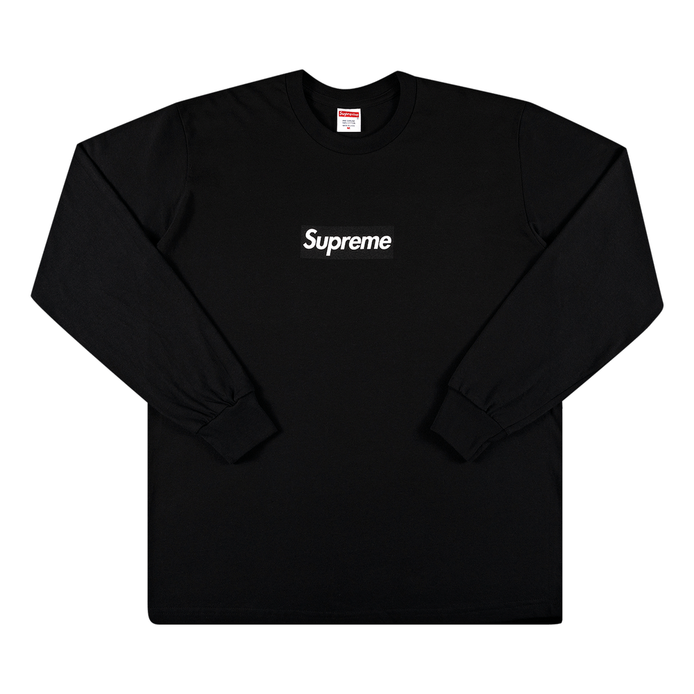 Supreme Box Logo Long-Sleeve Tee 'Black'