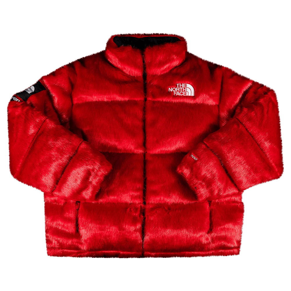 Supreme X North Face By Any Means Necessary Red Large Nuptse