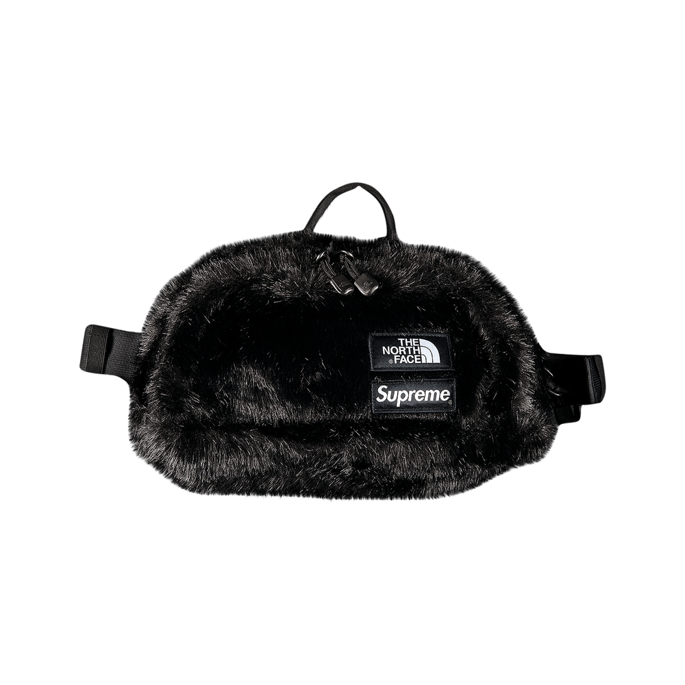 Buy Supreme x The North Face Faux Fur Waist Bag 'Black ...