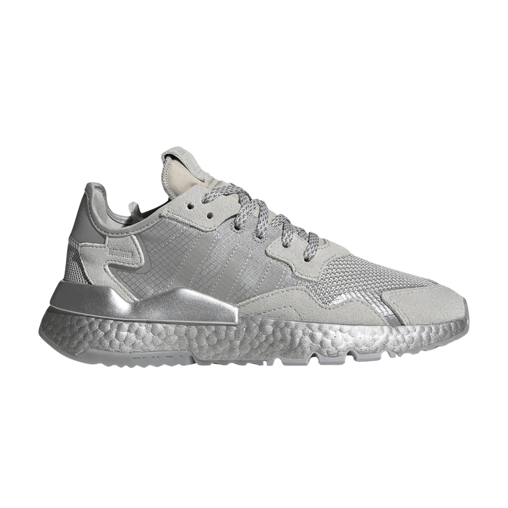 Adidas nite jogger silver metallic online