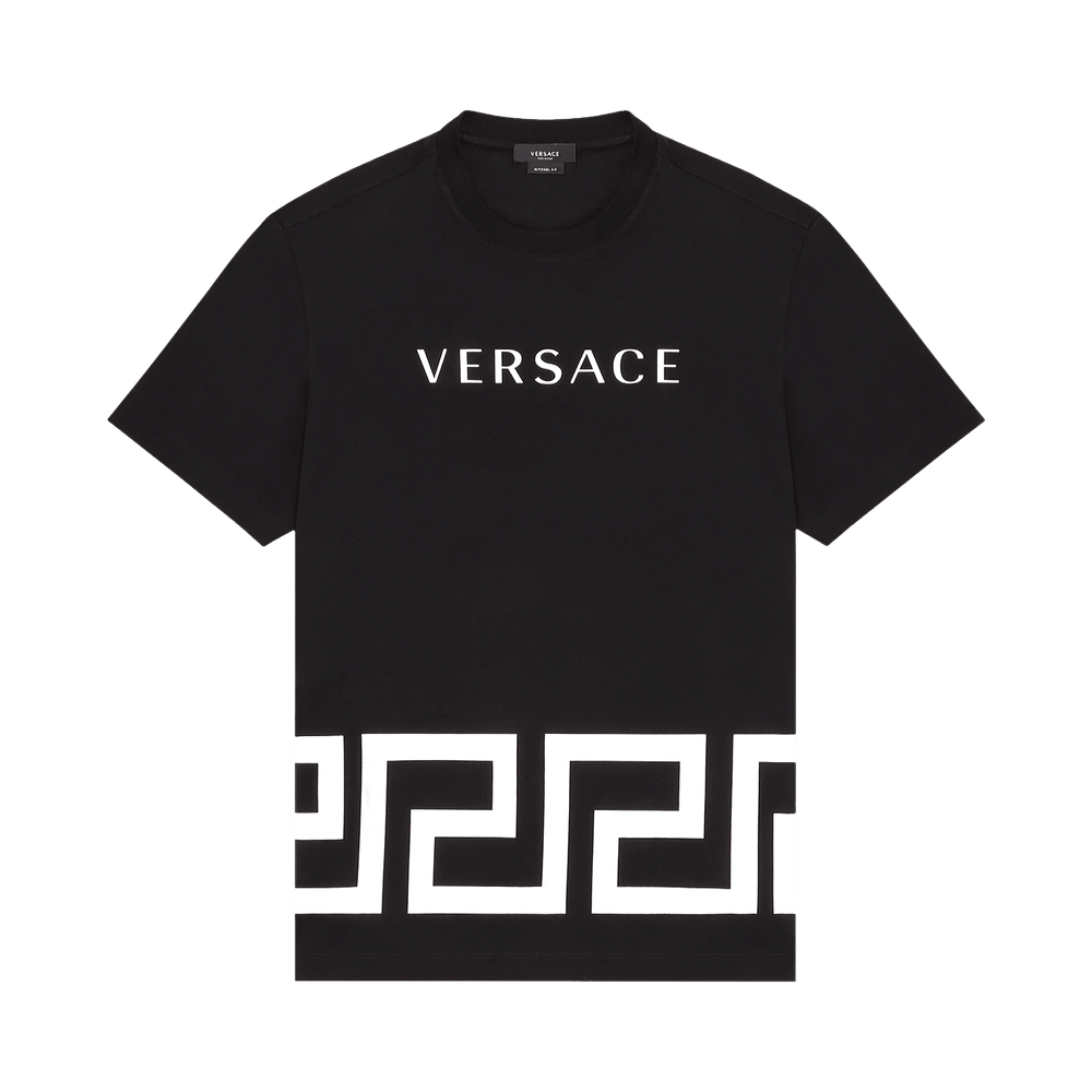 Versace Greca T-Shirt 'Black' - Versace - A88560 A235263 A1008 