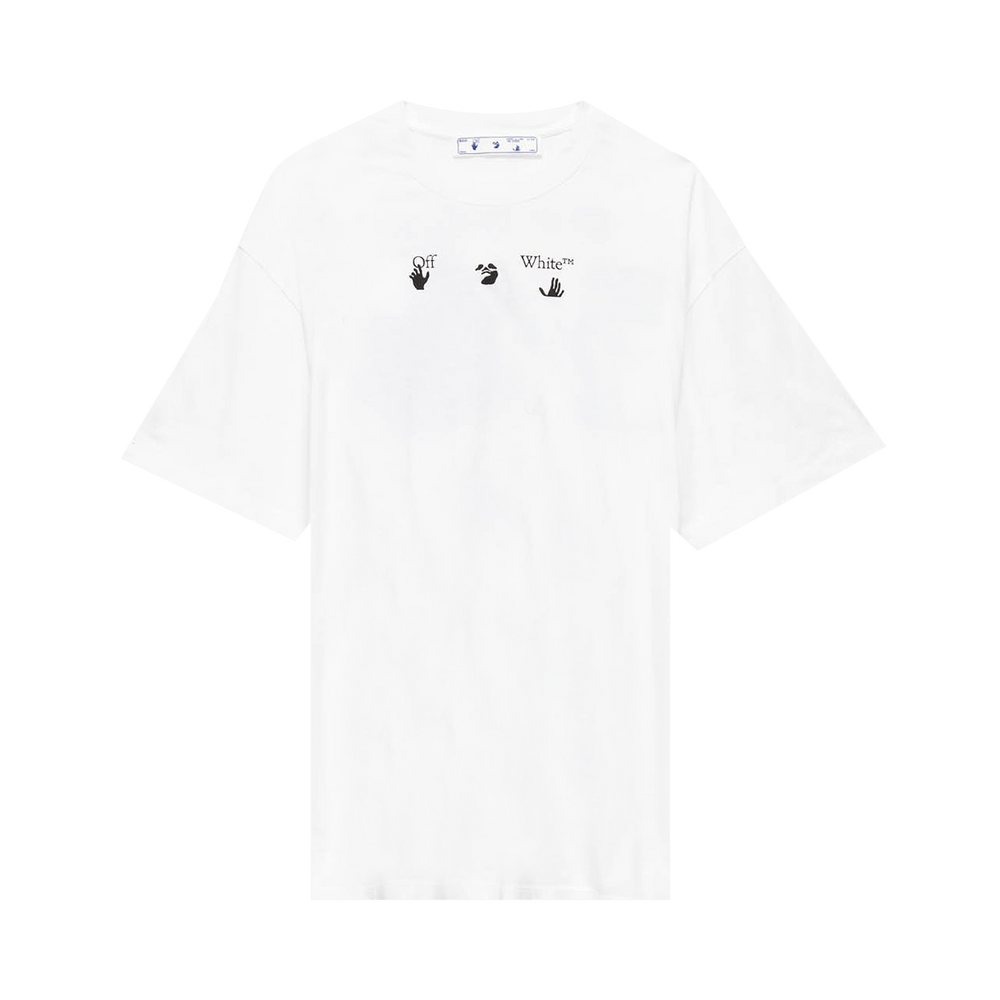 Buy Off White Peace Worldwide Over Tee White Green