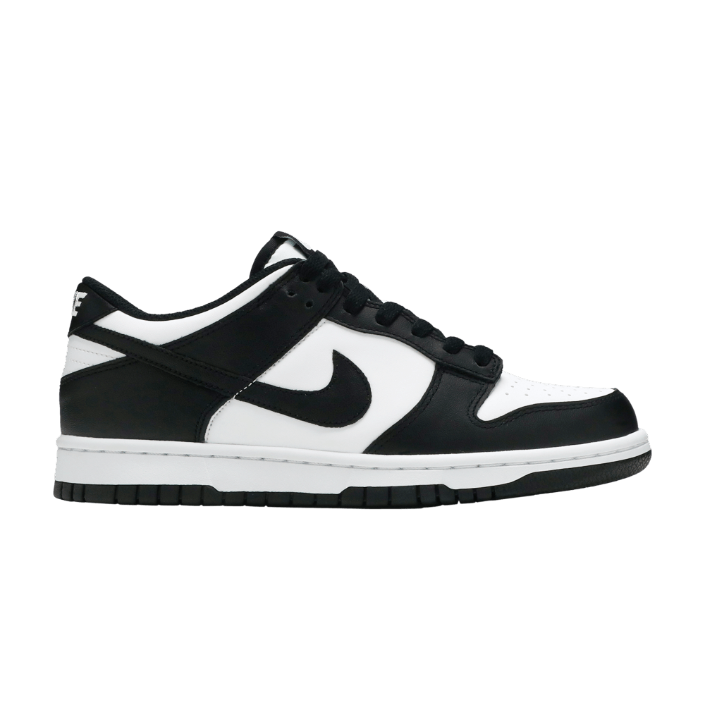 nike dunks black white