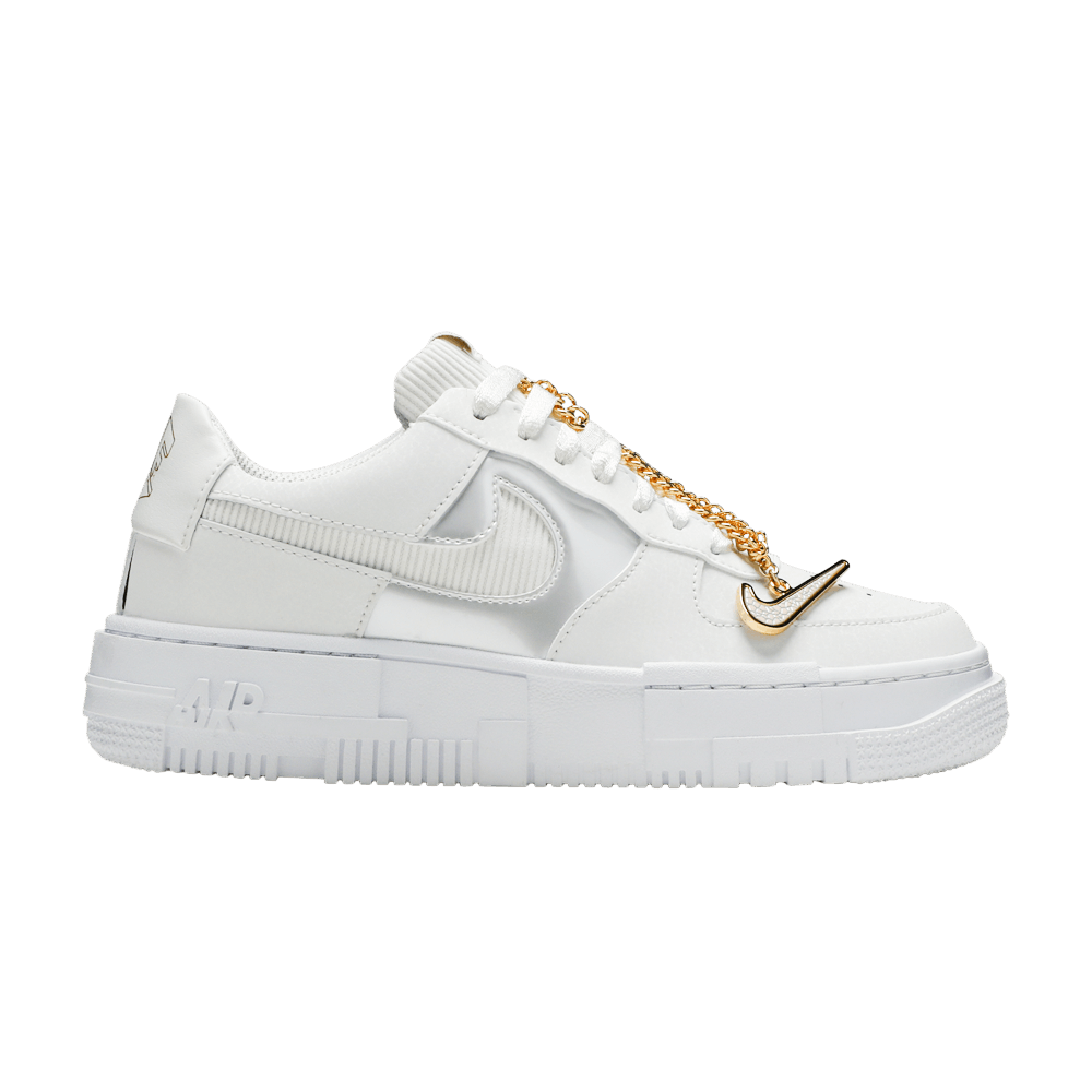 stel je voor opener snijder Buy Wmns Air Force 1 Pixel 'White Gold Chain' - DC1160 100 - White | GOAT