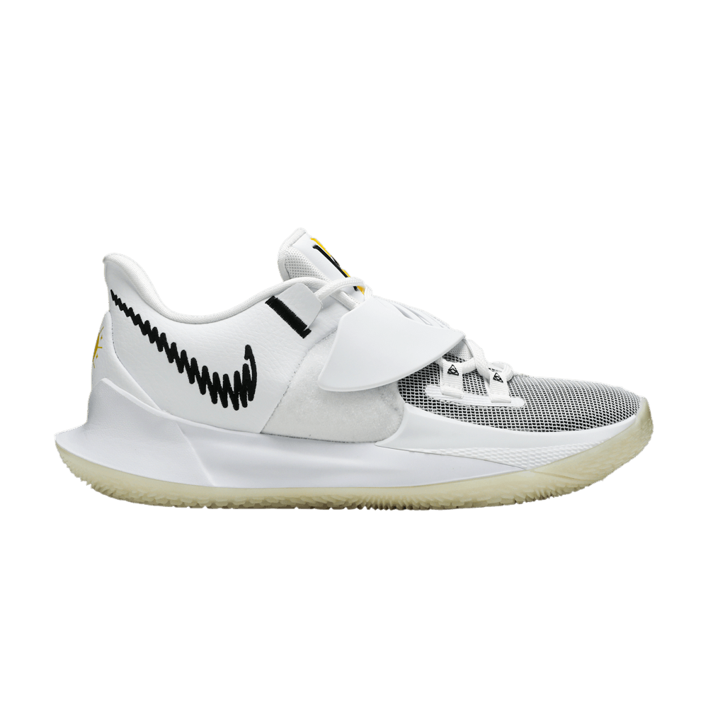 Kyrie 3 hot sale all white