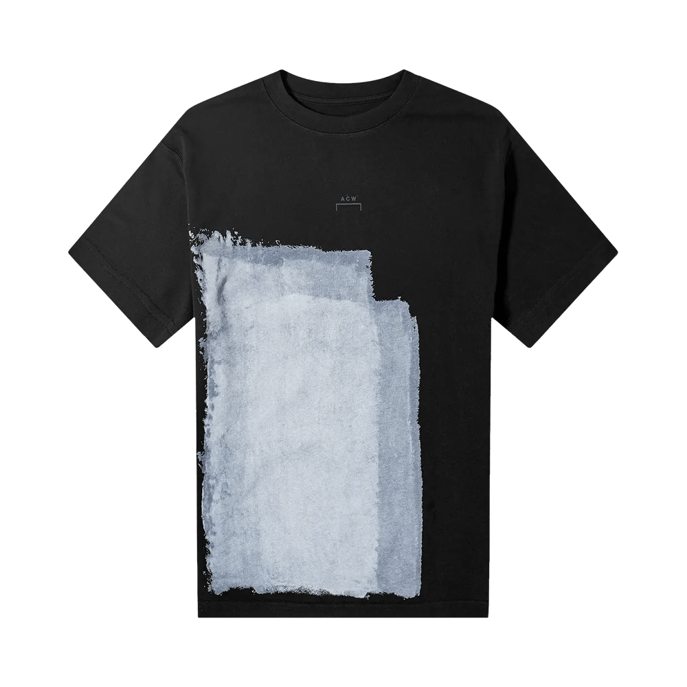 A Cold Wall - Black t-shirt with an abstract print ACWMTS121 buy at Symbol