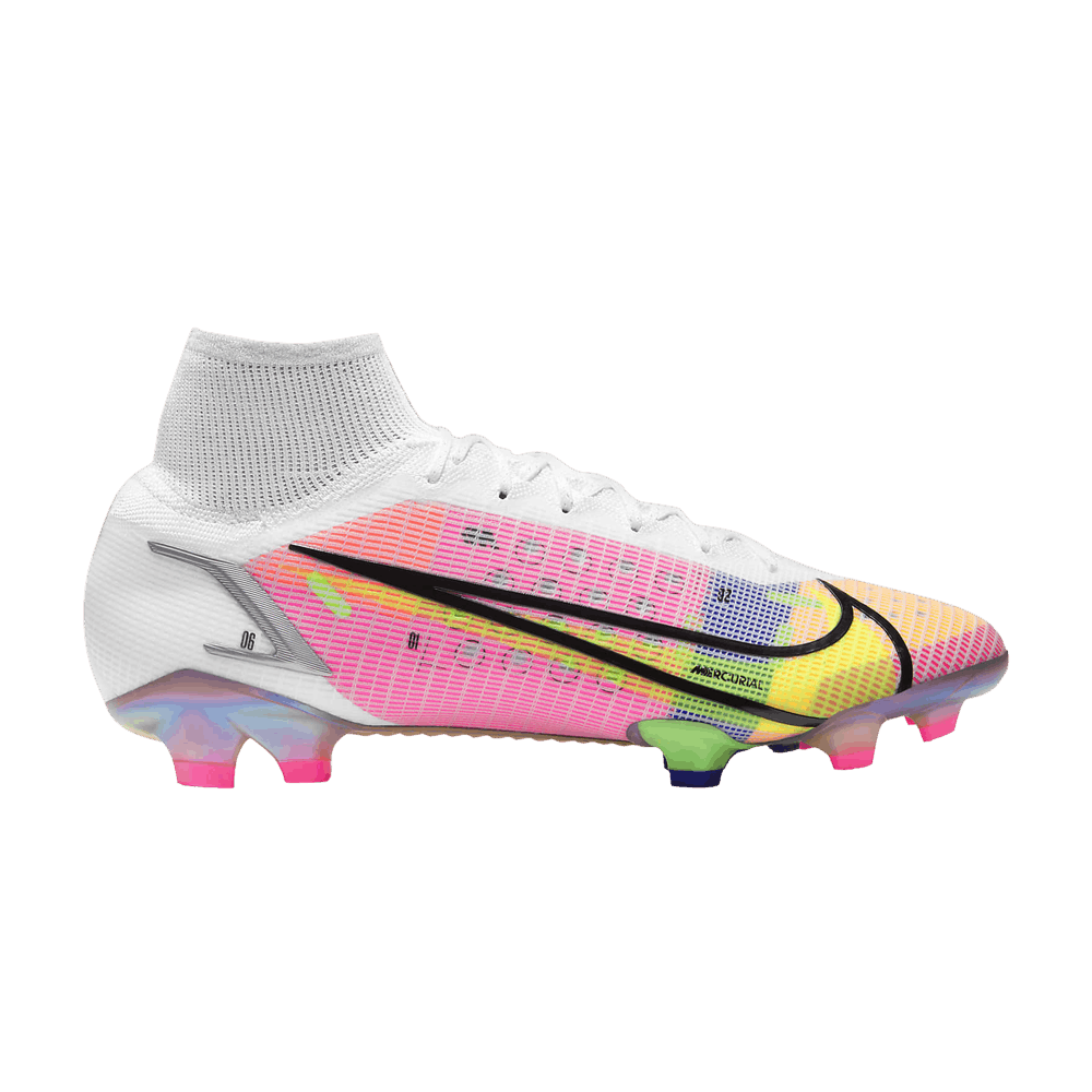 nike mercurial superfly white rainbow