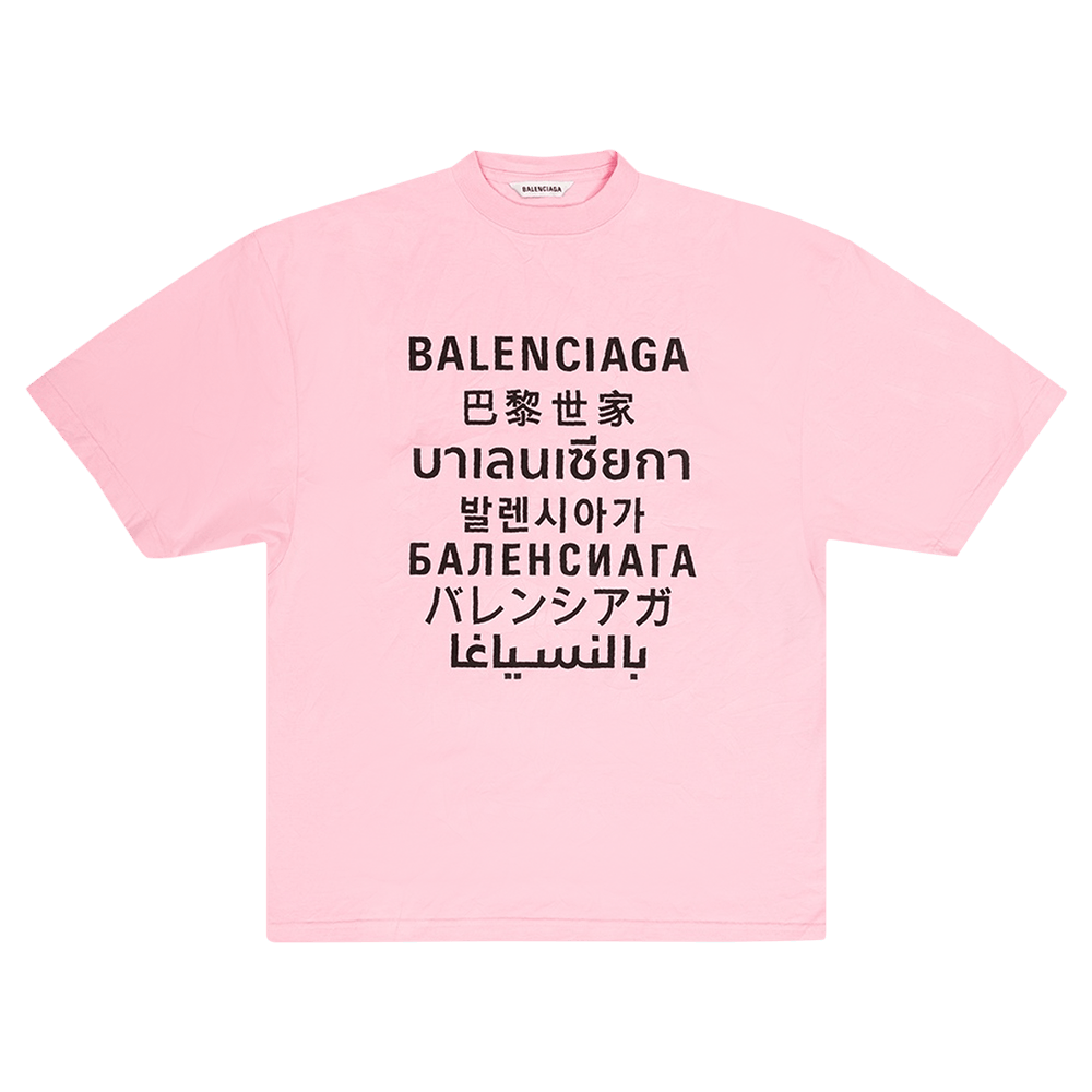BALENCIAGA  Political Mint Large Fit Tshirt  Anrosa Store