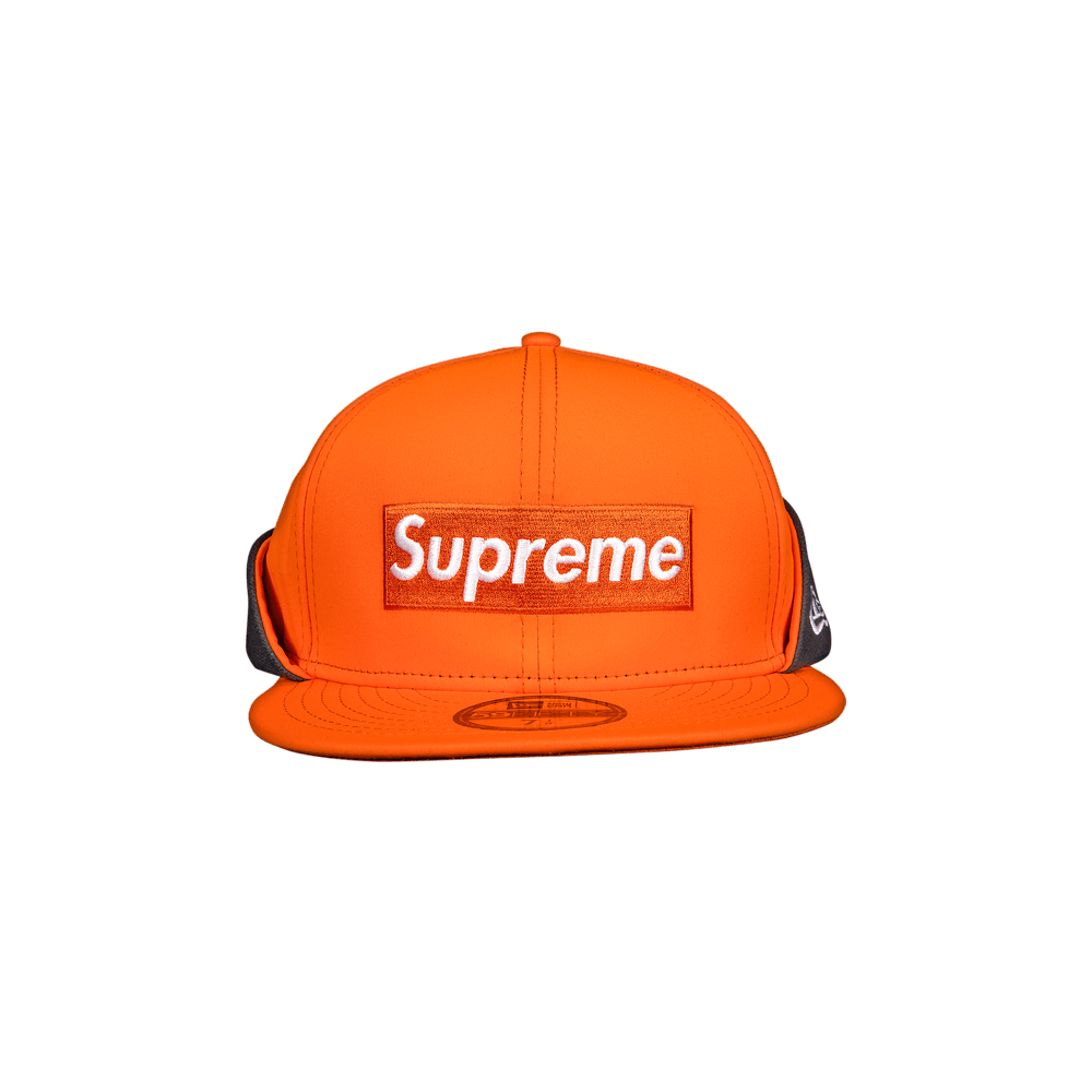 Buy Supreme x WINDSTOPPER Earflap Box Logo New Era 'Orange