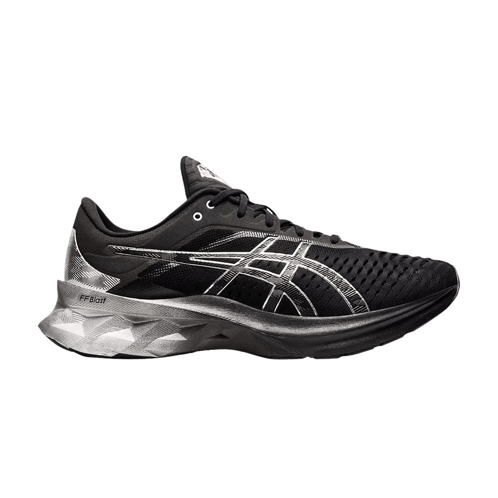 Asics Novablast Black Pure Silver
