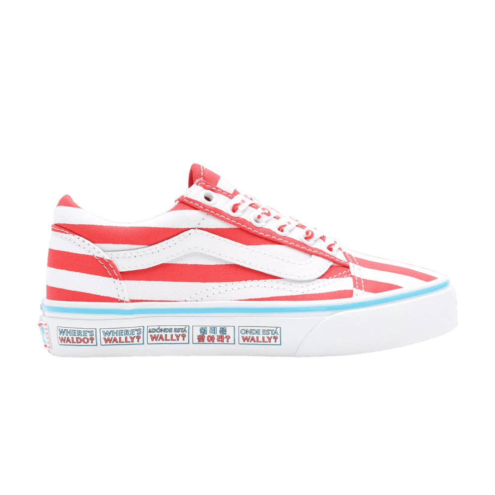 Where's Waldo? X Vans Old Skool Kids International Stripes