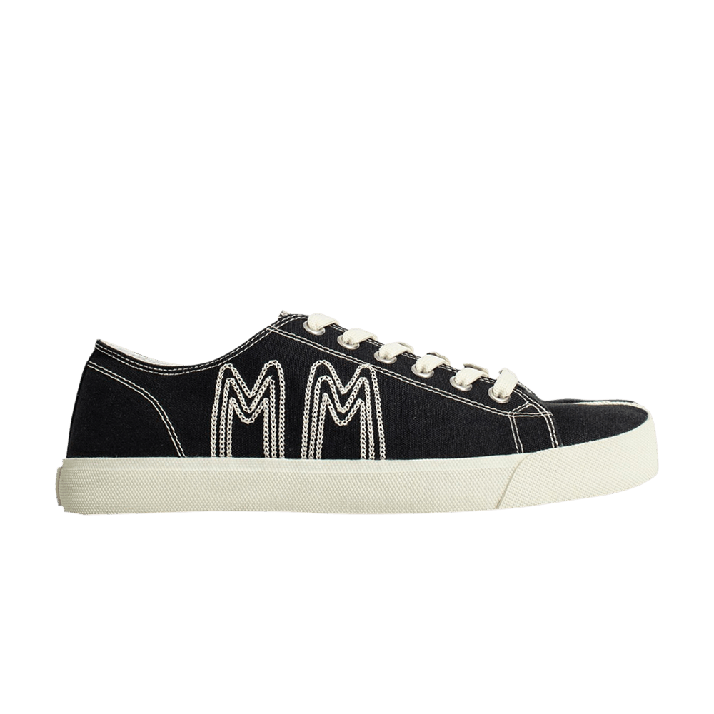 Buy Maison Margiela Tabi 'Embroidered Logo - Black