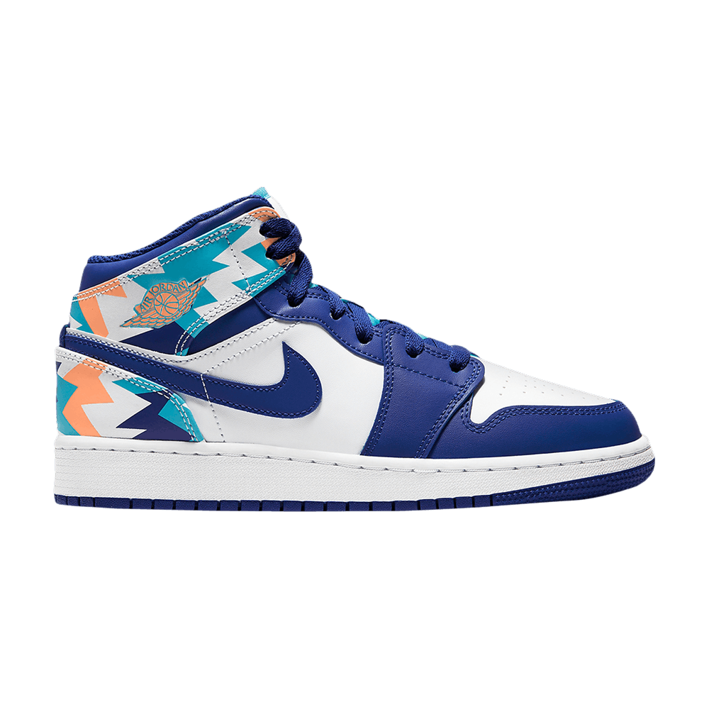 Air Jordan 1 Mid Gs Geometric Pint