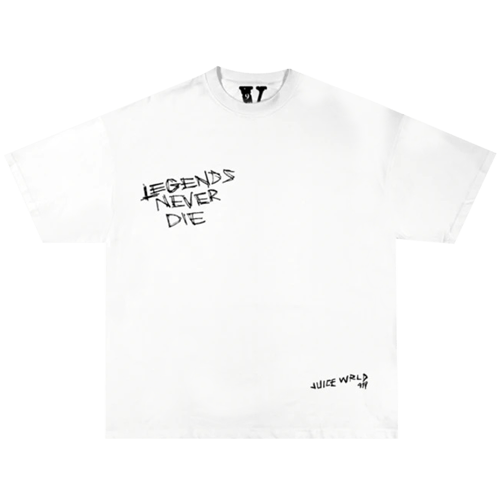 Buy Vlone x Juice WRLD Legends Never Die T-Shirt 'White' - 1020 
