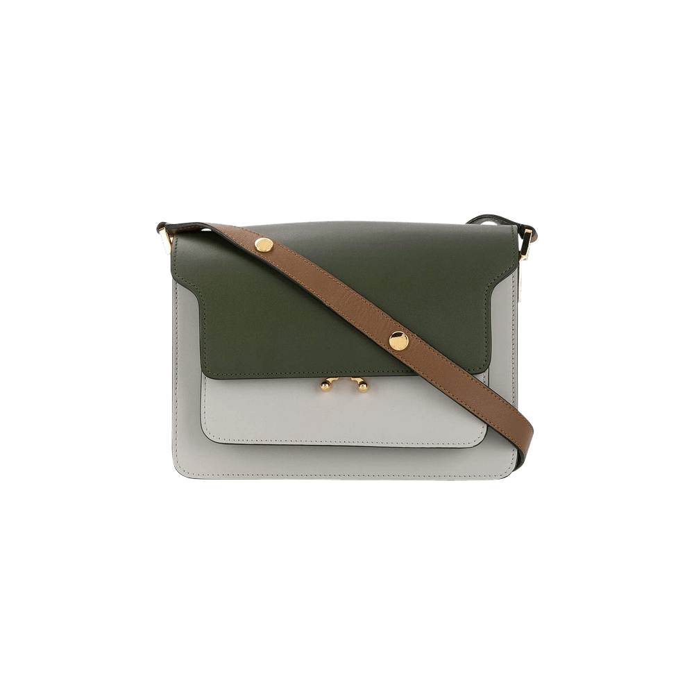 Green 'Trunk Mini' shoulder bag Marni - Vitkac GB