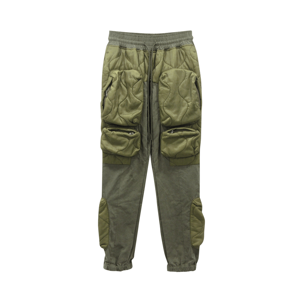 Buy READYMADE Liner Parachute Pants 'Green' - RE CO KH 00 00 114