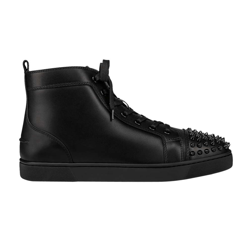 Christian Louboutin Louis Junior Flat Calf Black Sneakers 11USA