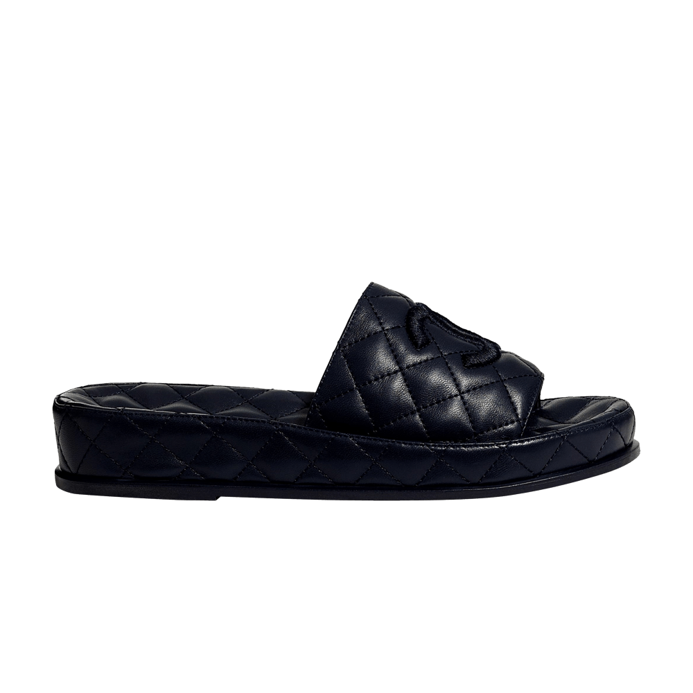 Chanel lambskin mules sale