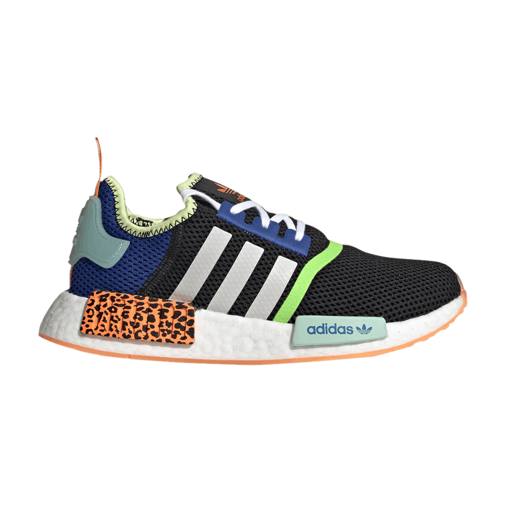 adidas gazelle silver green womens adidas NMD_R1 Shoes - Kids - Core Black / Cloud White / Screaming Orange