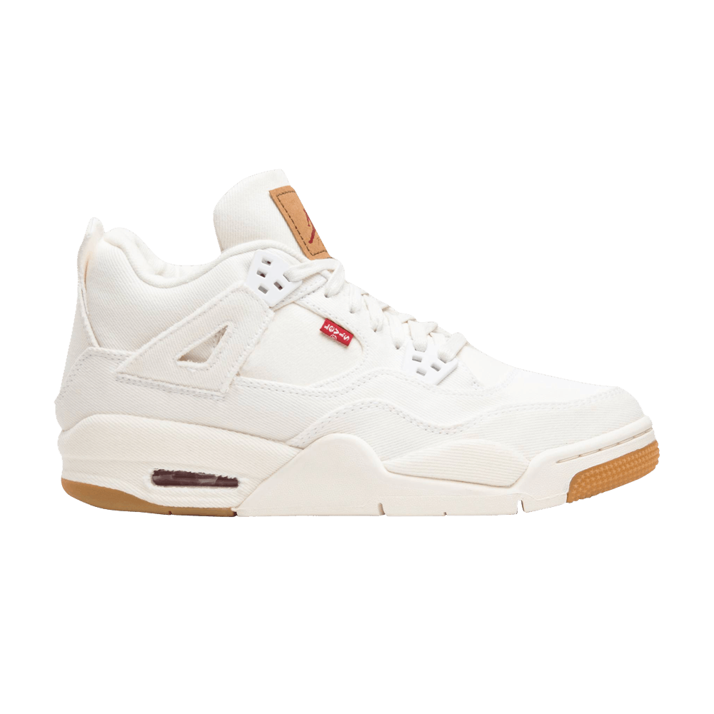 Buy Levi s x Air Jordan 4 Retro White Denim Sample SU18 GBJDLS 243 836263 SZ GOAT