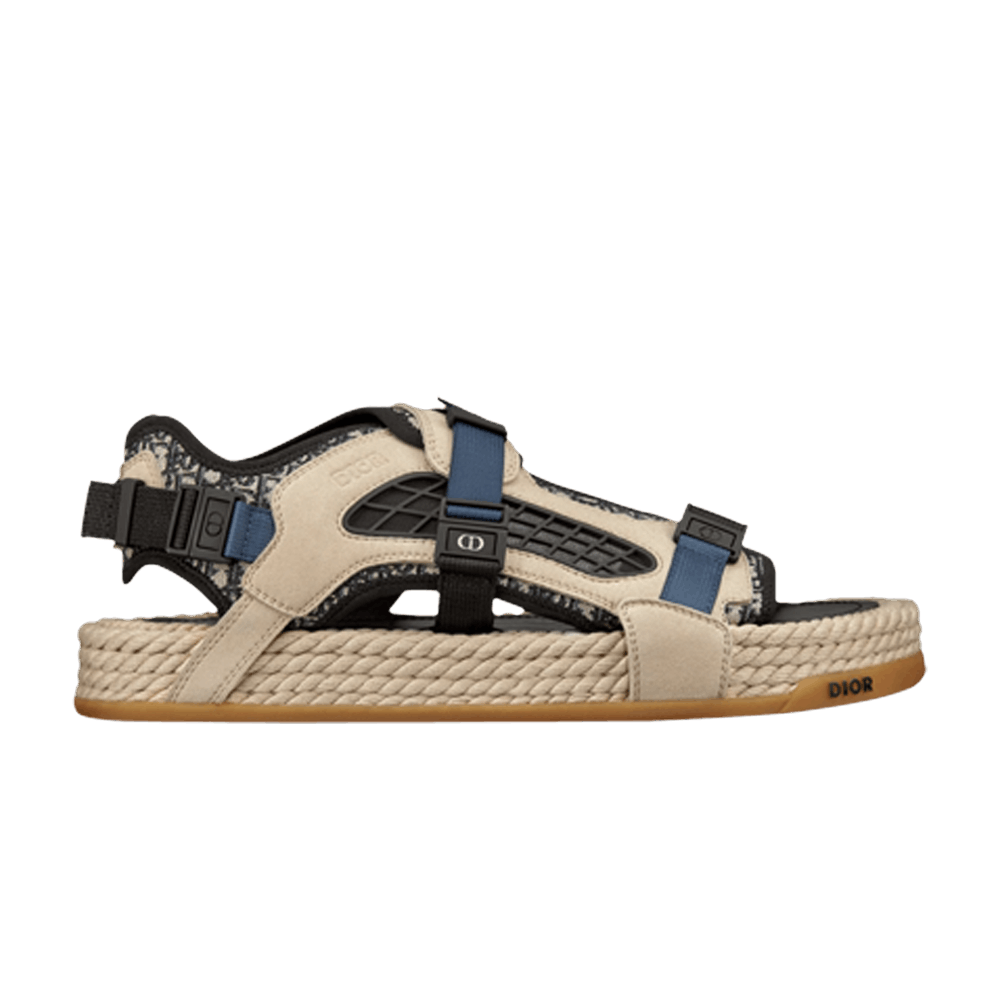 Dior　 Atlas Sandal　41 Dior Atlas Sandal Beige Black Oblique Jacquard Release