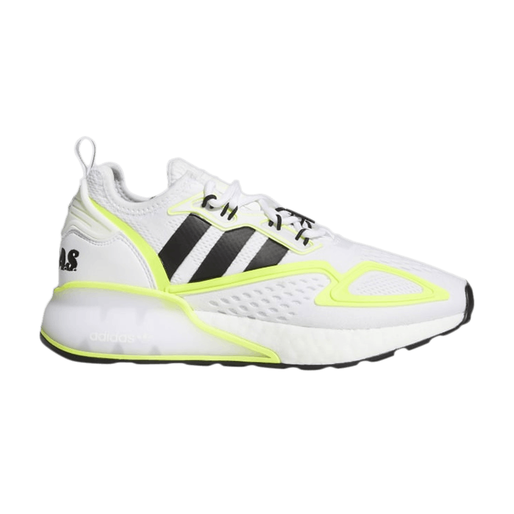 Buy ZX 2K Boost J 'White Solar Yellow' - GY5062 | GOAT